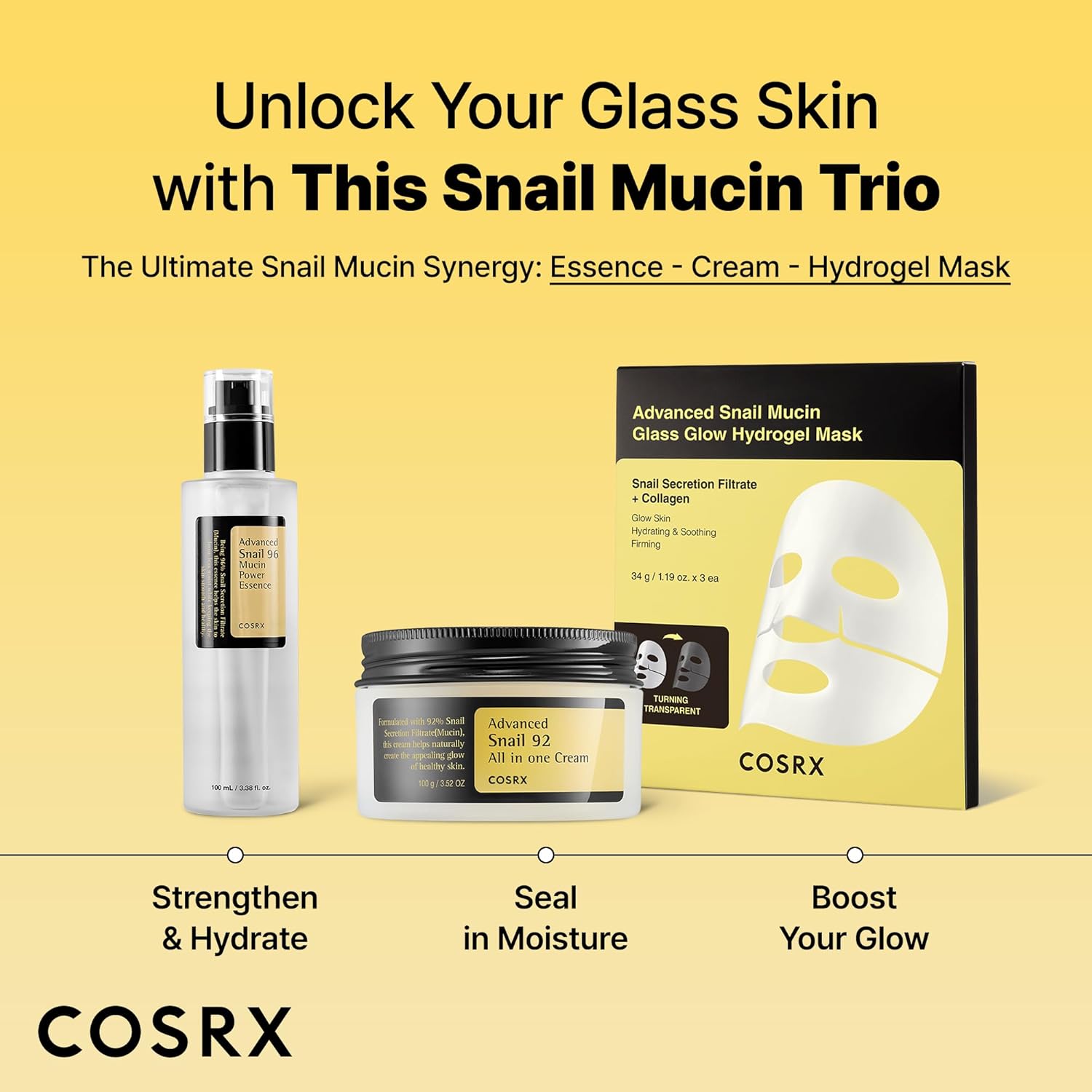 COSRX Advanced Snail 92 All In One Cream 100g – Hydrating & Skin Conditioning Face Cream