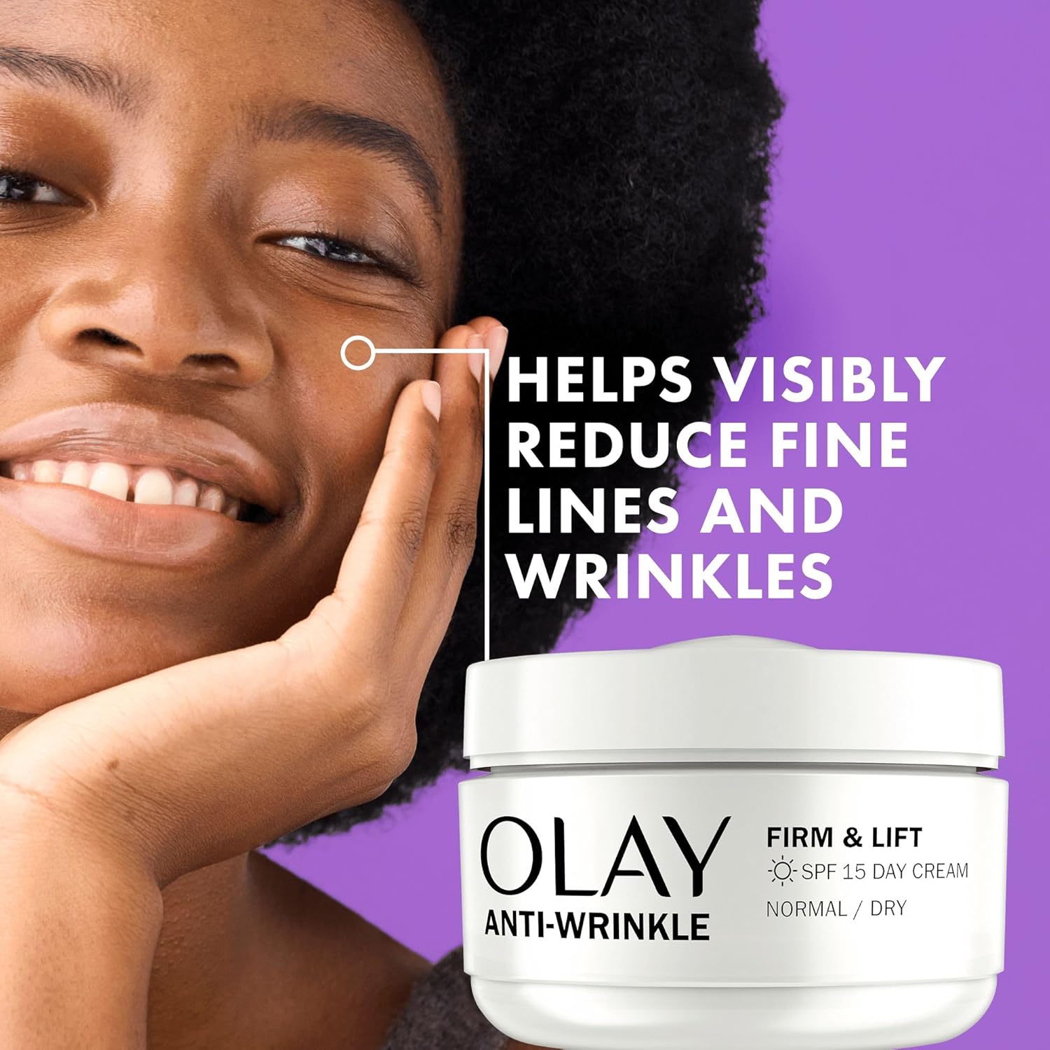 Olay Anti-Wrinkle Firm & Lift Day Cream SPF 15 50ml – For Normal & Dry Skin